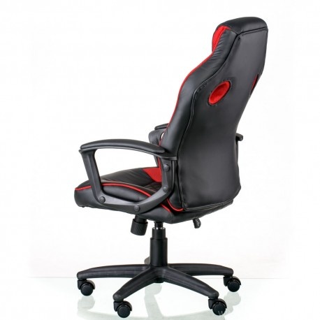 Кресло Mezzo black/red сзади
