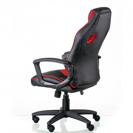Кресло Mezzo black/red сзади