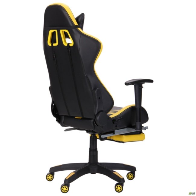 Кресло VR Racer BattleBee черный/желтый сзади Кресло VR Racer BattleBee черный/желтый сзади