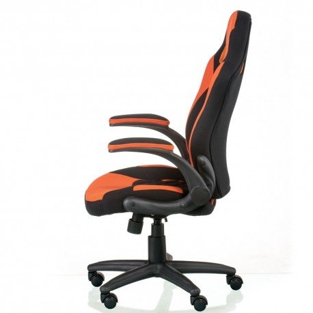 Кресло Kroz black/red сбоку