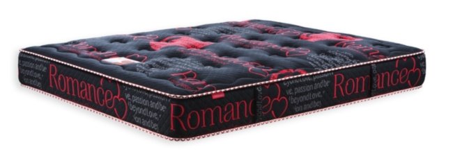 Двухсторонний ортопедический матрас  Romance/Романс черный чехол